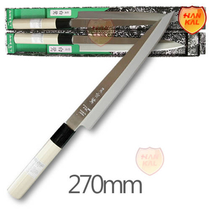 백로특선 사시미 270mm 우(右)(각인이 백송이나 백호로 변경되어 나갈수있습니다)